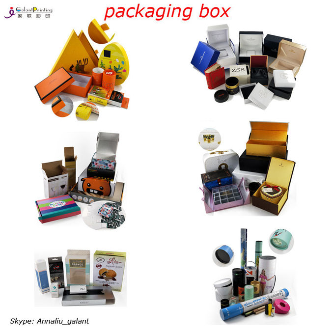 Роскошные косметические подарочные коробки картона с печатанием нестандартной конструкции КМИК крышек