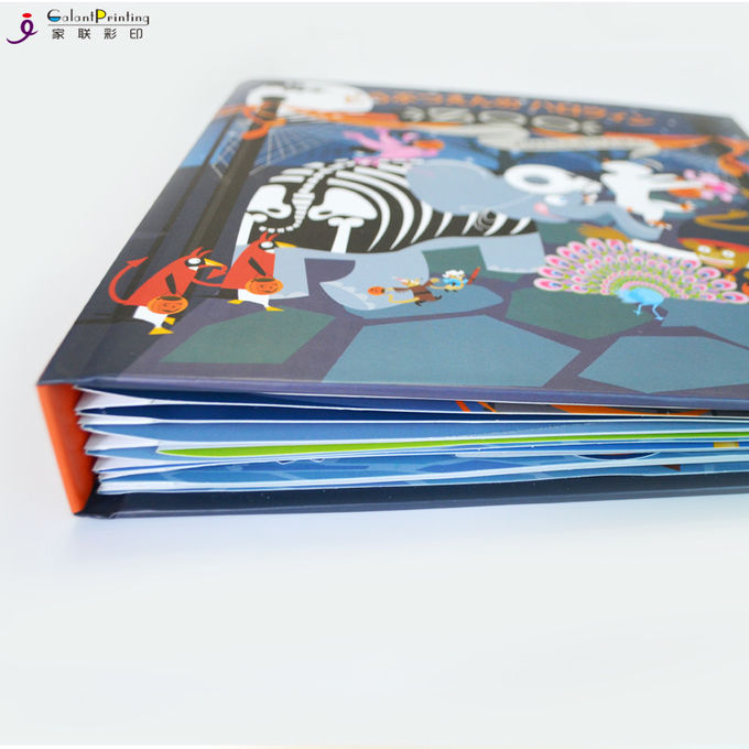 Дети книга в твердой обложке 3д хлопают вверх слоение изготовленного на заказ печатания книг рассказа лоснистое