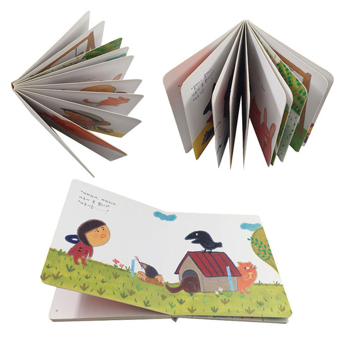 Красочное книга в твердой обложке печатая и связывая английскую животную книгу рассказа мультфильма для детей