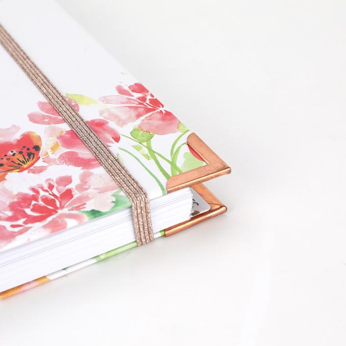 2024 Custom Printing Weekly Planner с ламинированной разделительной вкладкой и золотоукрепленными углами 10