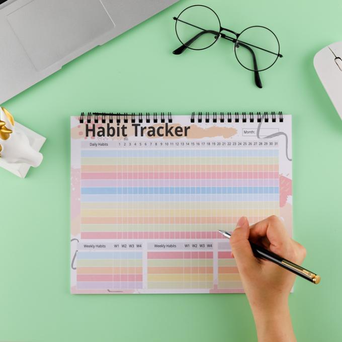 CMYK 2021-2022 А4 А5 Двойной проволочный обвязка Еженедельный дневник Планировщик Заметник Печать 3
