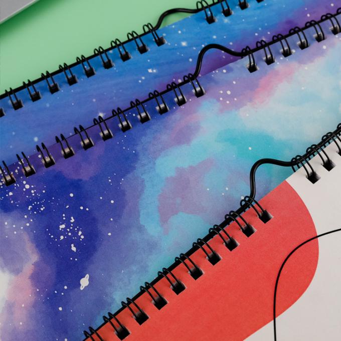 CMYK 2021-2022 А4 А5 Двойной проволочный обвязка Еженедельный дневник Планировщик Заметник Печать 1