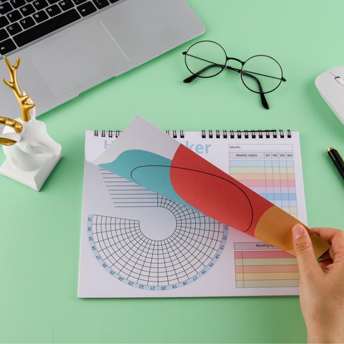 CMYK 2021-2022 А4 А5 Двойной проволочный обвязка Еженедельный дневник Планировщик Заметник Печать 5