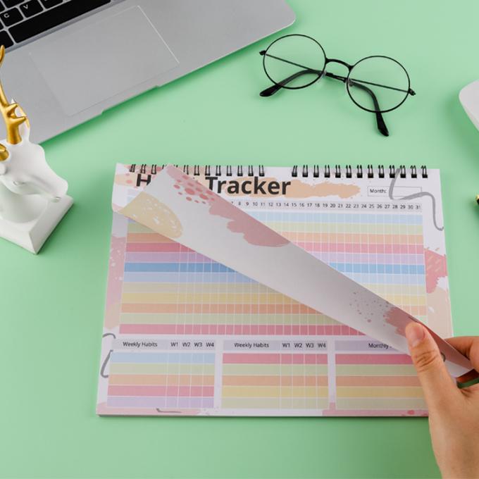 CMYK 2021-2022 А4 А5 Двойной проволочный обвязка Еженедельный дневник Планировщик Заметник Печать 4