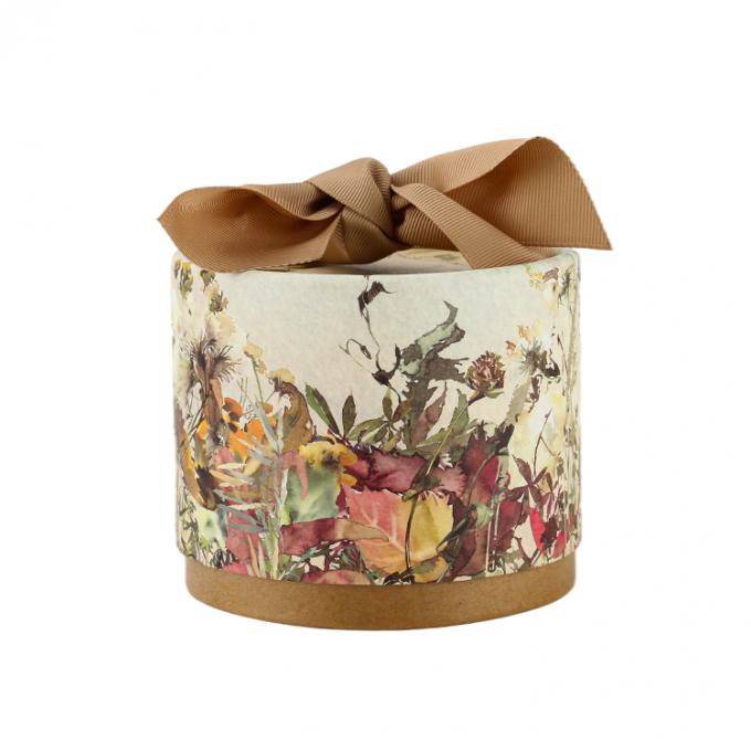 CMYK Custom Logo Kraft Paper Clothing Jewelry Perfume Tube Paper Flower Cylinder Gift Packaging Box With Ribbon (Крафтная бумага одежда ювелирные изделия парфюмерная трубка бумага цветочный цилиндр подарочная упаковка с лентой) 6